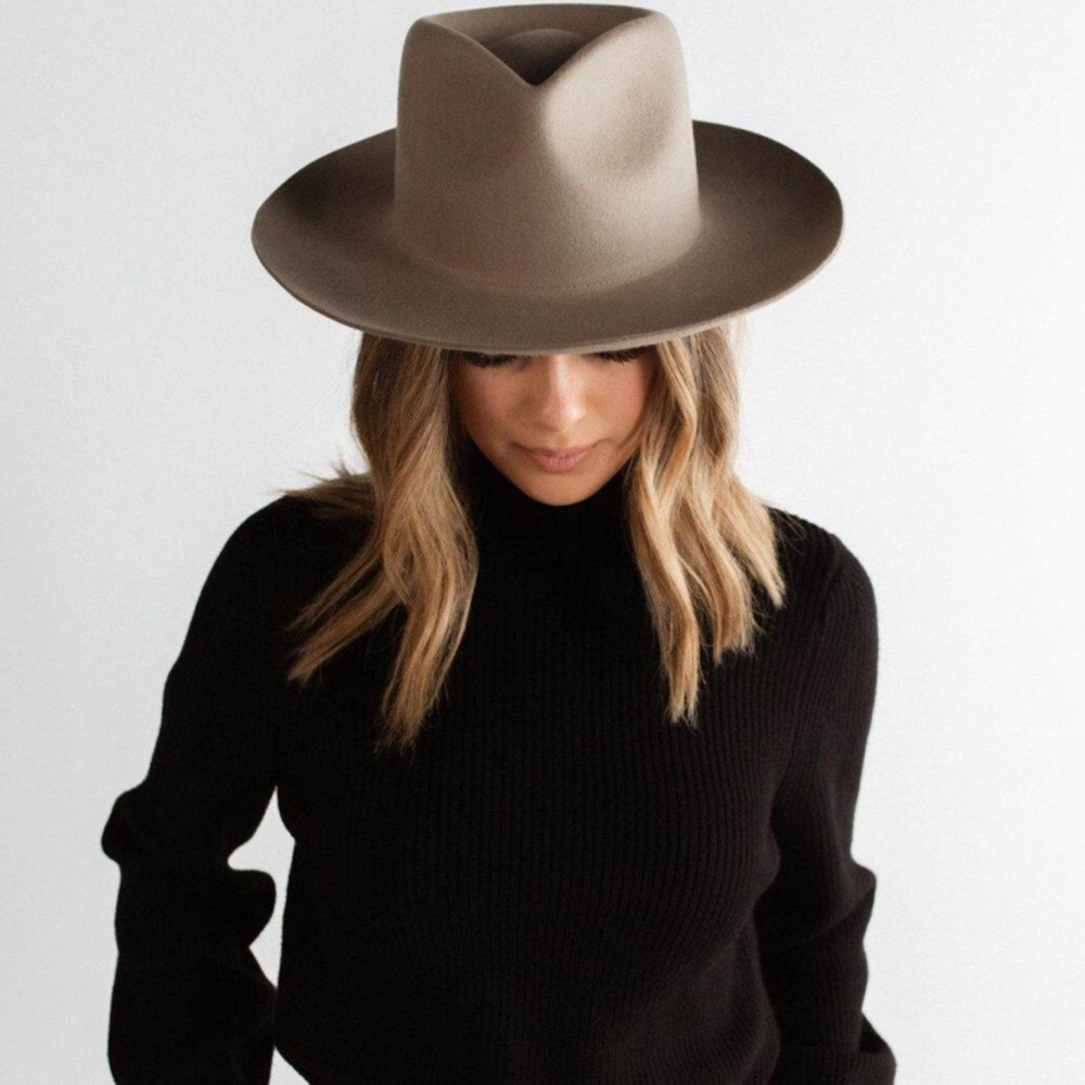 NWT Gigi Pip Zephyr Rancher Hat Sage Felt